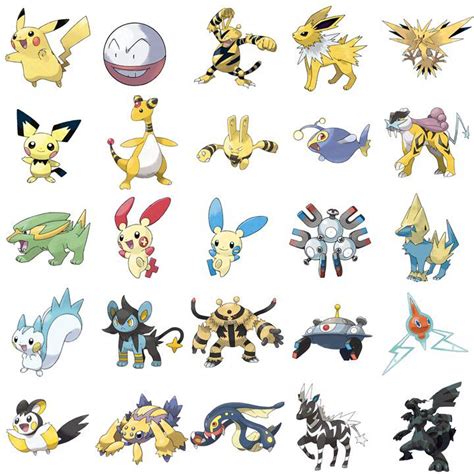 electric pokemon with this type.
